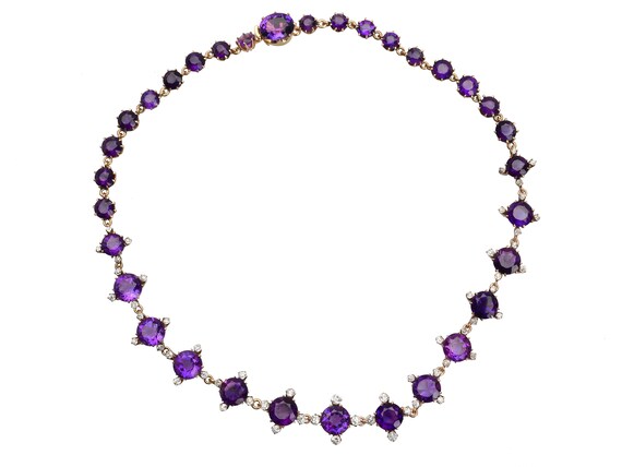 Antique Victorian Edwardian 47.4 Carats Amethyst … - image 6