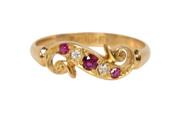 A Ruby Diamond Ring From 1912 - image 1