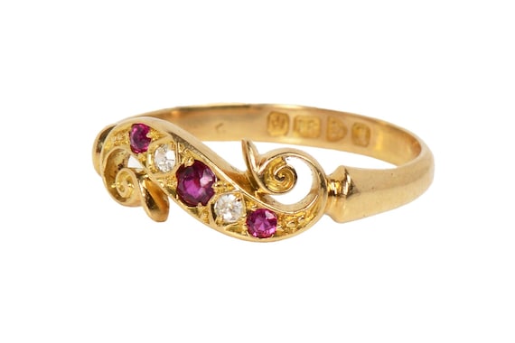 A Ruby Diamond Ring From 1912 - image 2