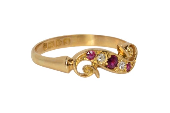 A Ruby Diamond Ring From 1912 - image 3