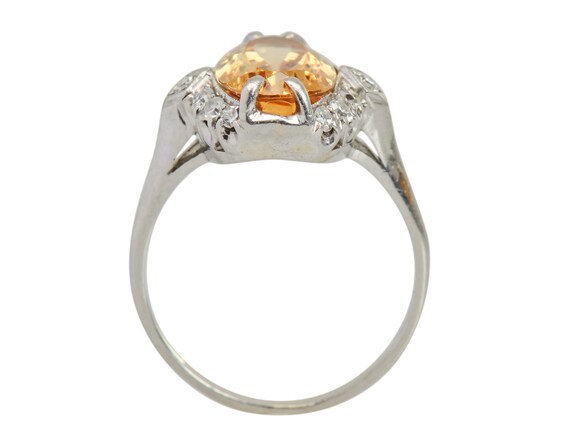 Precious Topaz Diamond Ring MCM Classic Design Pl… - image 9