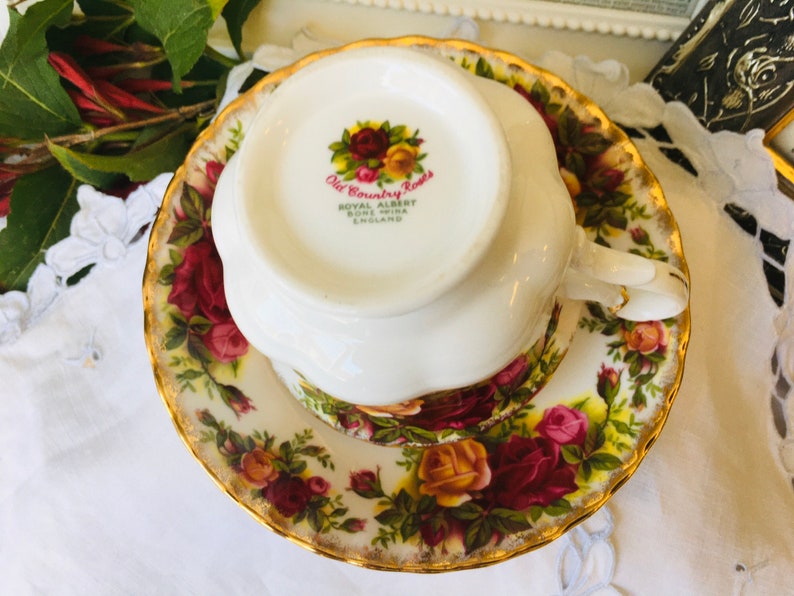 Royal Albert Old Country Roses Teacup and Saucer Vintage Etsy