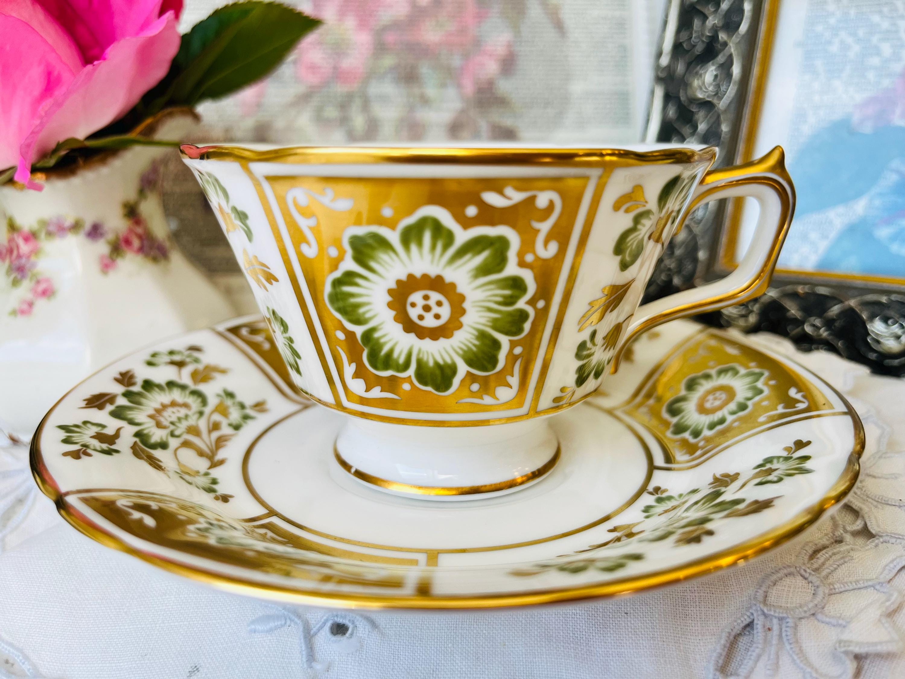 Royal Crown Derby Green Derby Panel - Etsy