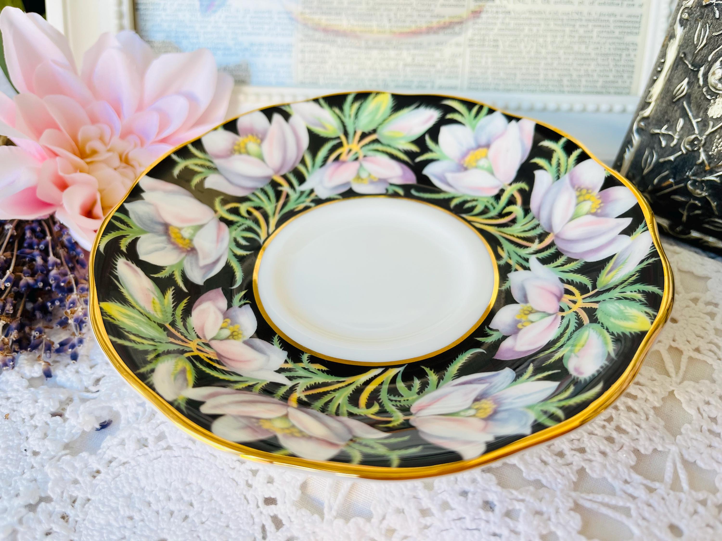 Royal Albert Prairie Crocus Teacup and Saucer, Vintage English