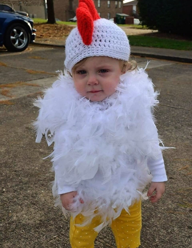 Chicken Feathered Costumes. Feather Chicken Suit. Childrens Etsy