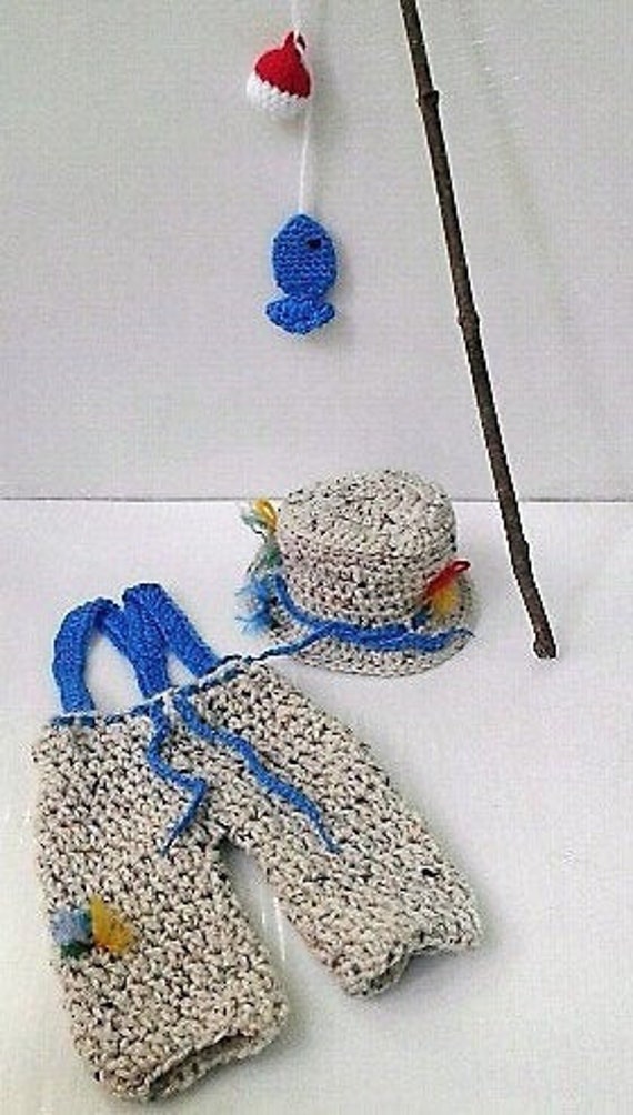 Baby Fishing Outfit , Infant Fishing Outfits ,newborn Fishing Hat