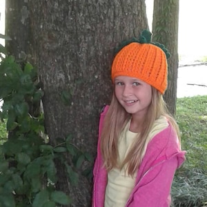 Pumpkin Hat ,Fall Pumpkin Hat ,Pumpkin Ribbed Hat ,Toddler Pumpkin Hat ,Halloween Pumpkin Hat ,Children Pumpkin Hats  , Fall Photo prop hats
