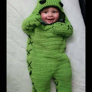 Oogie Boogie Baby Costume ,Oogie Boogie Baby Outfits ,Newborn Halloween ,Baby Costume ,Nightmare Before Christmas ,Halloween Costume /baby . image 8