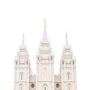 Salt Lake City Utah Temple White