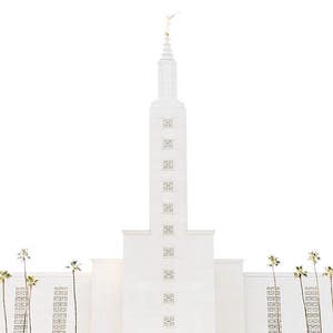Los Angeles Temple White Vertical