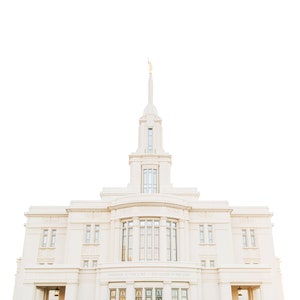 Payson Utah Temple White