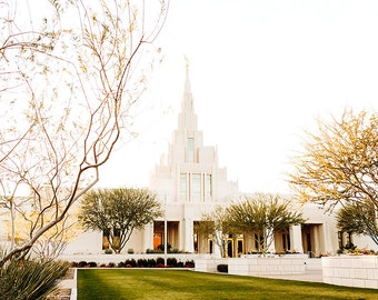 Phoenix Temple Print | Etsy
