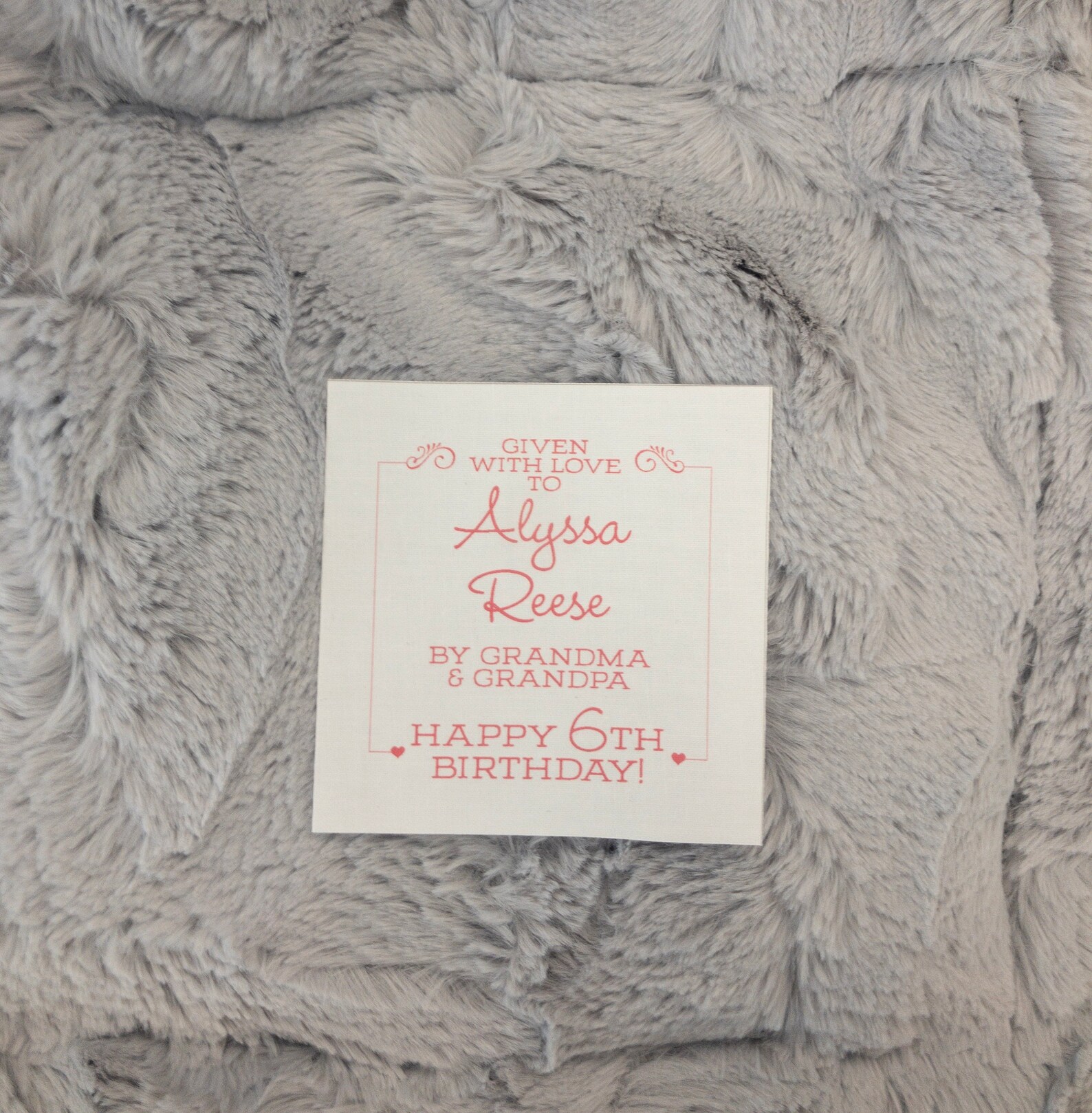Custom Personalized Blanket Label Etsy