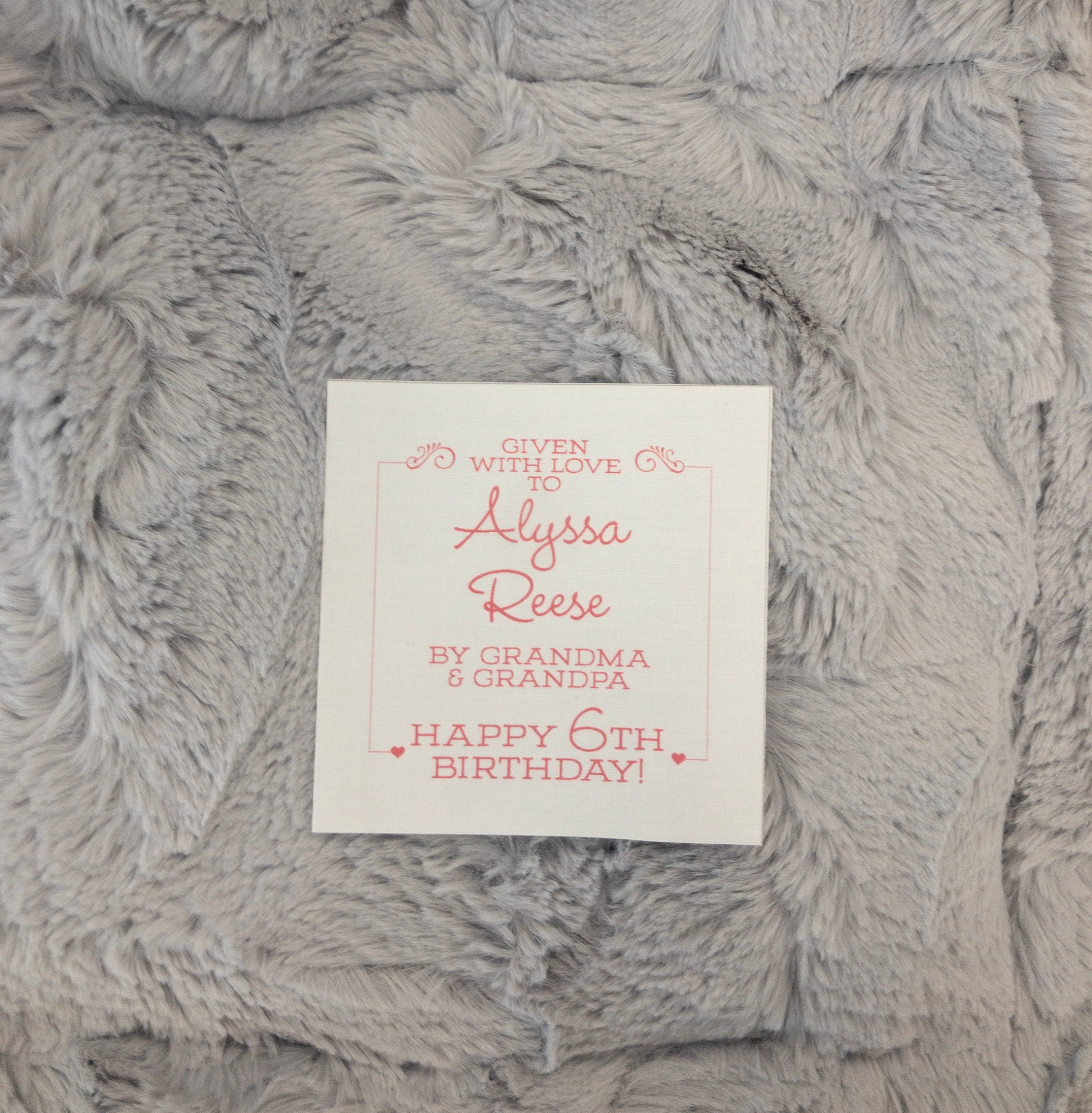 Custom Personalized Blanket Label Etsy