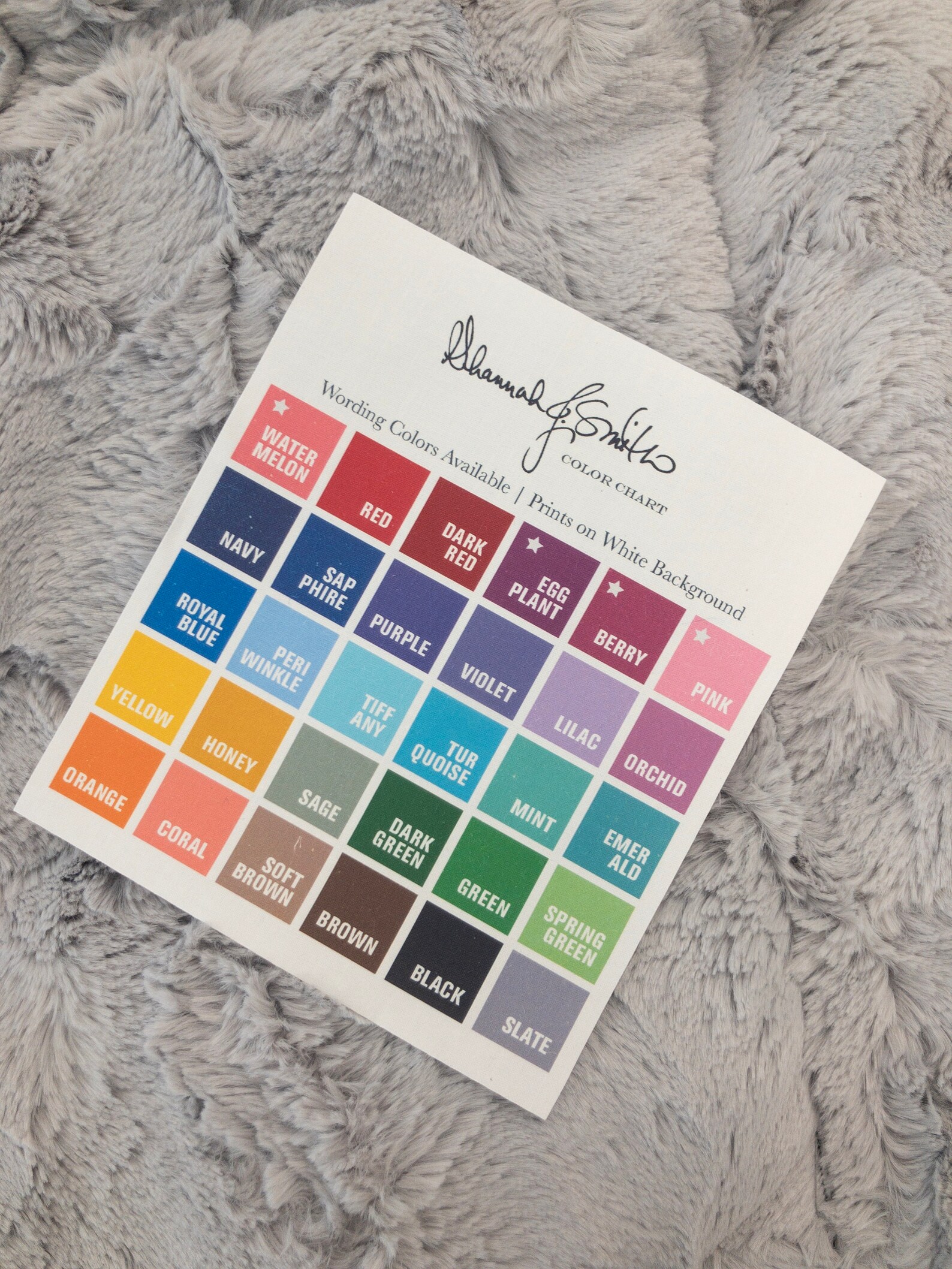 Custom Personalized Blanket Label Etsy