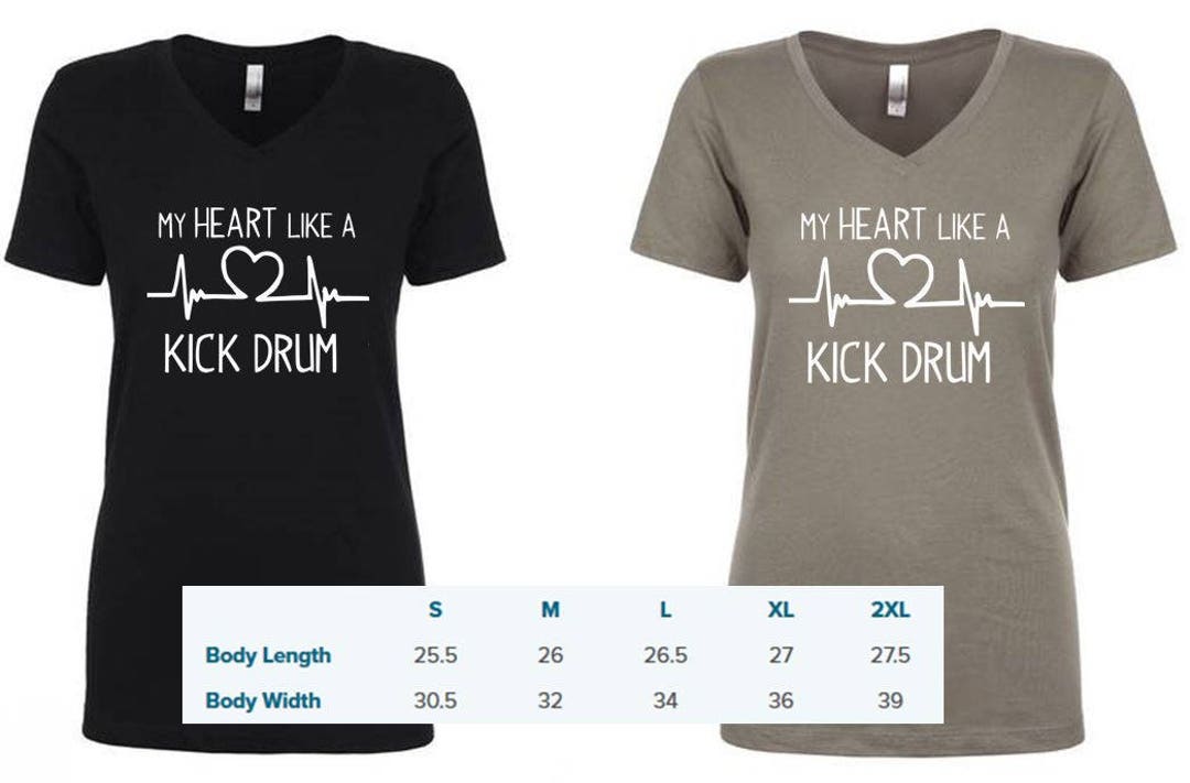 Kick Drum Heart Avett Inspired Top Etsy