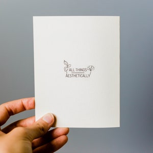 Watercolor Mountain Thinking of You Blank Inside Greeting Card - Etsy