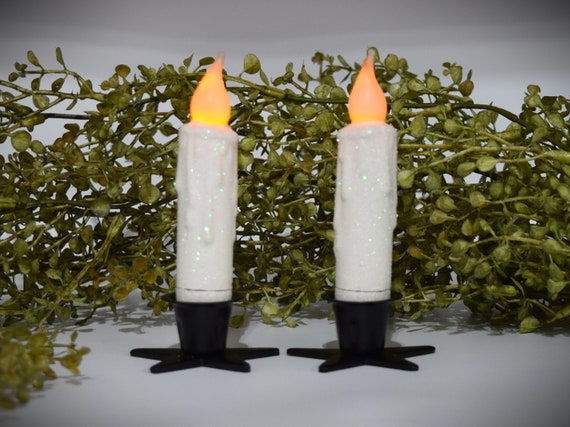 Luminara LED Flameless Flickering Battery Taper Candles With Timer - White (Set Of 2, 4, Or 6)