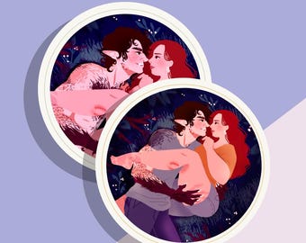 CIRCLE STICKER - Mated to My Ex
