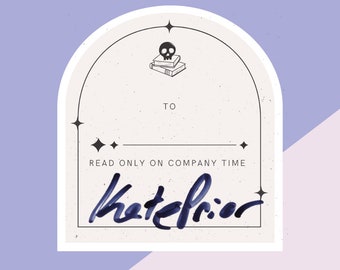 STICKER / BOOKPLATE - Read Only on Company Time