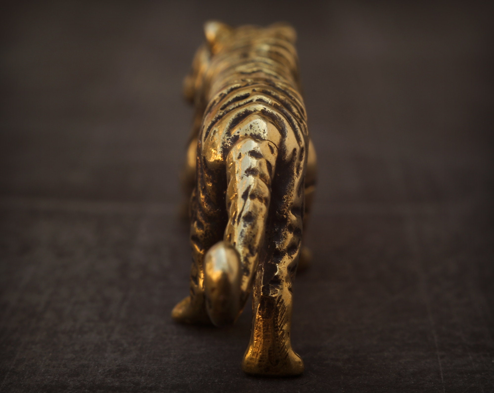 Tiger kleine Bronze Figur Miniatur Statuette Bronze Tiger | Etsy