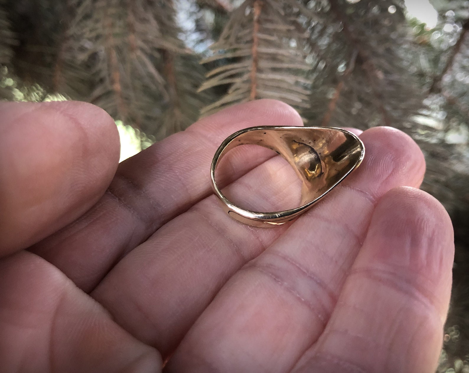 Archers ring Men Arrow ring Pagan Bronze ring Scandinavian Etsy