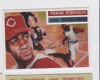 1956 REPrints baseball frank Robinson.  Cincinnati reds Baltimore Orioles