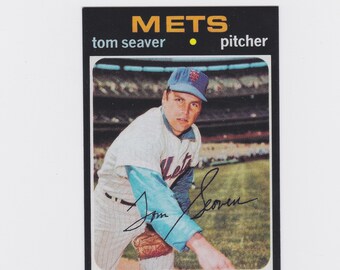 Tom Seaver 1971 reprint  New York Miracle Mets