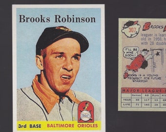 1958  brooks Robinson   cards/reprints    Baltimore Orioles