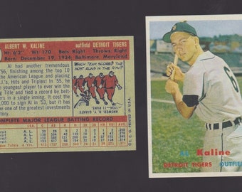 Boy Wonder Al Kaline  reprints 1957 DETROIT TIGERS from high school to big leagues