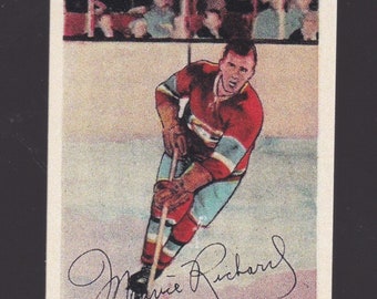 1952 R Maurice Rocket Richard Montreal Canadiens Parkie  reprint hard stock