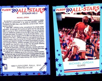 1989 all star   MICHAEL JORDAN  Reprint