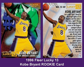 Kobe Bryant  Lucky 13 Rookie card