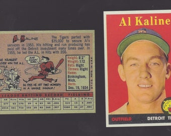 Boy Wonder Al Kaline  reprints  1958 DETROIT TIGERS from high school to big leagues