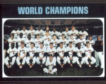 1971 novelty Baltimore Orioles World Champs all the stars BROOKS ROBINSON etc