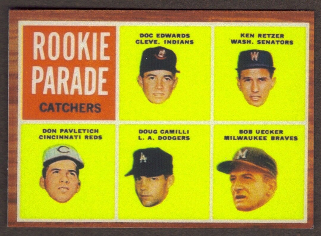 ROOKIE 1962 Mr. Baseball Bob Uecker Reprint Milwaukee Brewers - Etsy