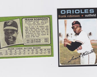 1971 Frank Robinson  novelty  Cincinnati  Reds Baltimore Orioles 1st Black Manager