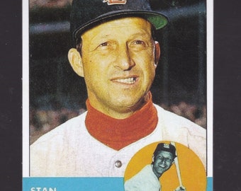 1963. Stan the Man Musial. STAN MUSIAL reprint  St. Louis CardinalS