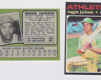 Mr. October Reggie Jackson reprints Yankees Oakland A';s 1971