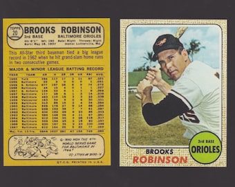 1968 brooks Robinson awesome reprints Baltimore Orioles