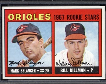 1967 rookie novelty MARK BELANGER High Number Baltimore Orioles