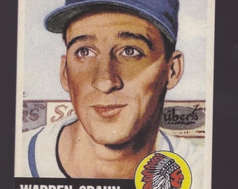 WARREN SPAHN 1953  RP Milwaukee Braves