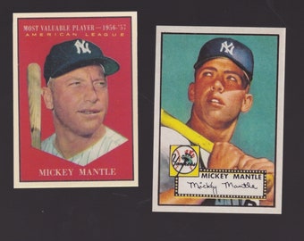 MICKEY MANTLE Triple Crown Special Rookie novelty + MVP card