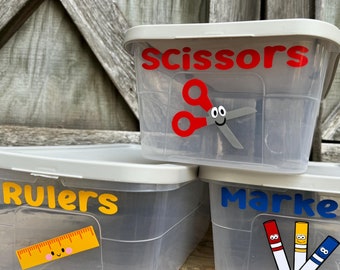 Classroom Storage School Supply Storage Teacher Gift Teacher Appreciation Classroom Decor Cute Classroom Organizer Office Supply Holder