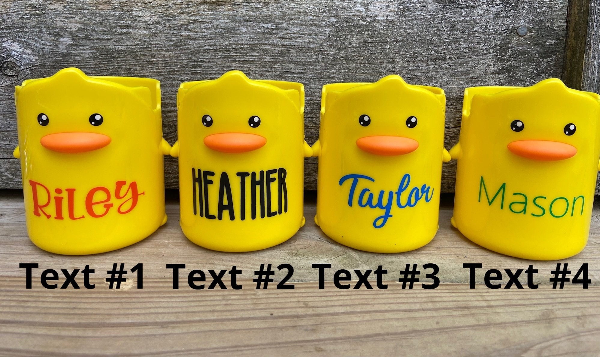 Duck Pen Holder Personalized Pen Holder Cute Office Supplies Student Pencil Holders Kid Pencil Holders Coworker Teacher Gifts