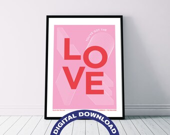 Póster impreso digital de Florence & The Machine 'You've Got The Love'
