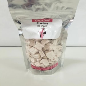 Freeze Dried Strawberry Icecream
