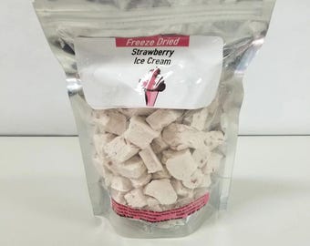 Freeze Dried Strawberry Icecream
