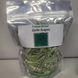 Freeze Dried Garlic Scapes