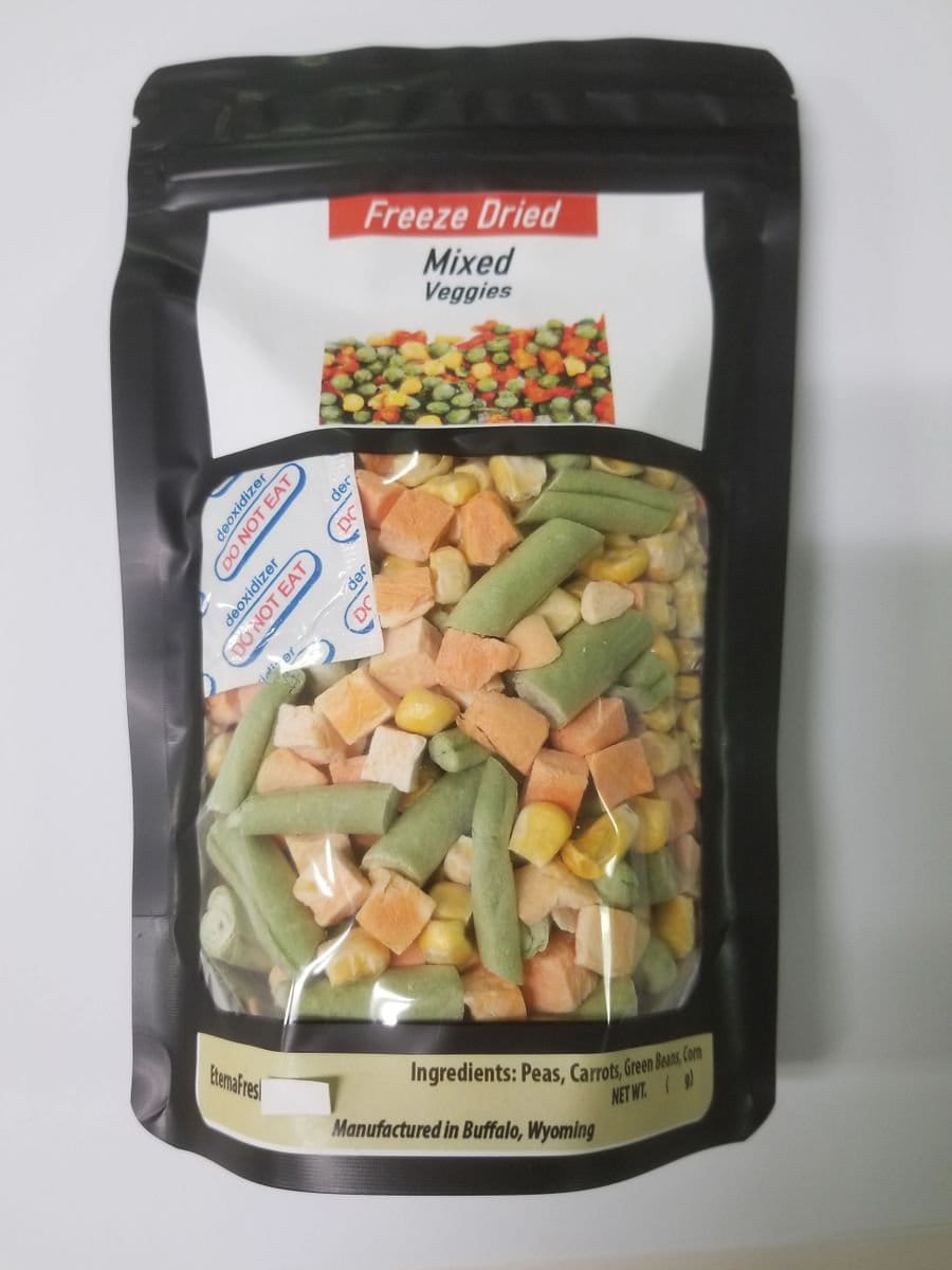 Freeze Dried Mixed Vegetables Etsy
